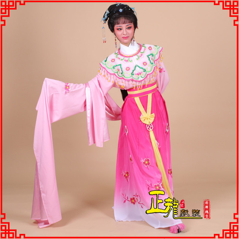 船营水袖青衣练功花旦服 梅花古装衣