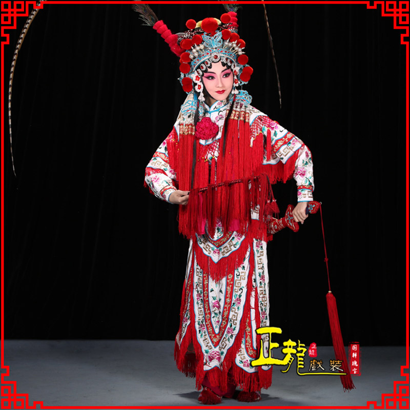 船营刀马旦改容战父 软绉镶边女改良靠