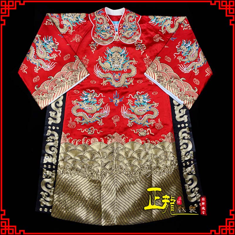 船营皇帝蟒袍全金八宝团龙蟒