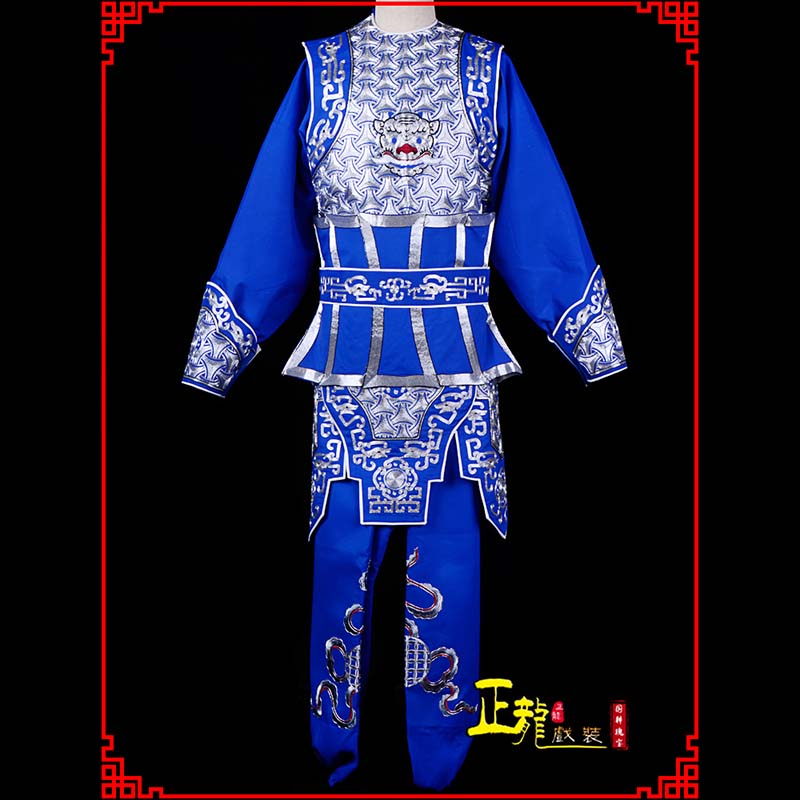 船营武生戏服云肩侉子男兵衣